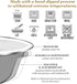 Golden Rabbit Enamelware - 1qt Petite Colander (Solid White)...
