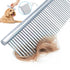 Doodle Comb For Grooming, Metal Dog Comb for Goldendoodle - Metal Comb For Dogs Doodles - Dog Comb for Goldendoodles, Poodle Comb, Finishing Comb ...
