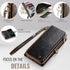 Defencase Compatible with iPhone 11 Case Wallet with RFID Blocking Card Holder for Women and Men, Fashion PU Leather Magnetic Snap Flip Zipper Str...
