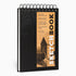 Sketchbook 5.5 x 8" Fliptop Landscape Black Spiral Hardcover Mixed Media Sketchbook for Drawing, Acid-Free Quality Paper (128 pages) - Union Squar...