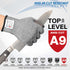 Schwer SlicePro ANSI A9 Cut Resistant Gloves, Food Grade Reliable Cutting Gloves, Mandoline Gloves for Kitchen Meat Cutting, Oyster Shucking, Fish...