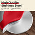 Kitchy Pizza Cutter Wheel with Protective Blade Cover, Ergonomic Pizza Slicer (Red)...
