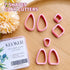 Keoker Organic Clay Cutters, Polymer Clay Cutters for Earrings Making, Clay Earrings Cutters (B)...
