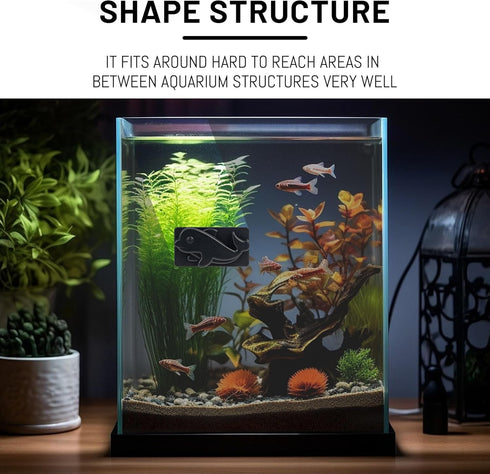 Magnetic Algae Scraper Aquarium Glass Cleaner, Mini Fish Tank Magnetic Glass Cleaner, Fish Aquarium Accessories...