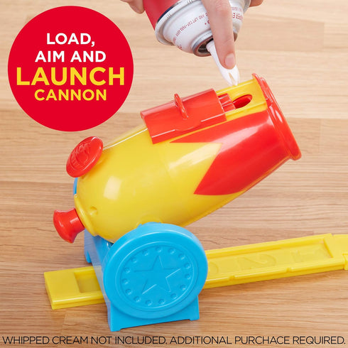 Hasbro Gaming Pie Face Cannon Game Whipped Cream Family Board Game Kids Ages 5 and Up...