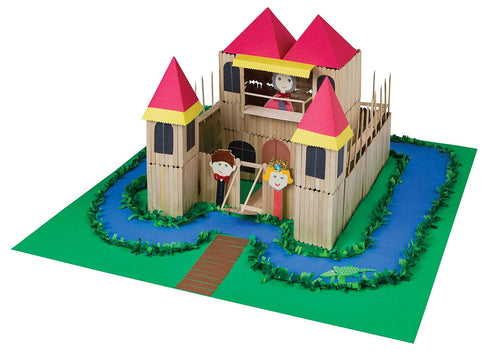 Creativity Street Premium Wood Craft Sticks, Natural, Pack of 1000, 4-1/2 X 3/8 X 1/2 in...