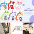 Swpeet 40Pcs Pendant Picture Frame Keyrings, Make Your Own Keyring Kit, Central Pendant for Kids To Assemble And Attach To Key Rings And Bags...