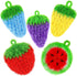 10 Pieces Fruit Dish Scrubber Non Scratch Cleaning Sponge Double Layered Dish Sponge No Odor Kitchen Sponge Net Dish Cloths for Washing Dishes for...