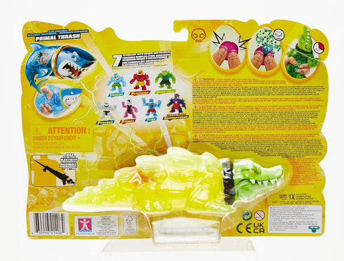 Heroes of Goo JIT Zu Goo Shifters Primal Rock Jaw Primal Hero Pack. Super Stretchy, Super Squishy Goo Filled Toy with a Unique Goo Transformation...