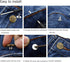 Jeans Buttons Replacement, Instant No Sew Buttons for Pants with Tool (Multicolor, 17MM)...