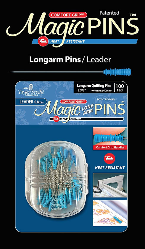 Taylor Seville Magic Pins Long Arm Leader 100pc...