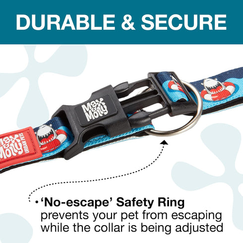 Max & Molly Dog & Puppy Collar with Power Buckle, Fun Style for Small, Medium, Large Dogs & Puppies, Waterproof, Comfortable, Adjustable, includes...