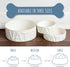 Park Life Ceramic Pet Bowls – Food Water Bowls for Dogs and Cats - Cute Pet Bowl for Small Medium and Large Size Dogs and Cats - Puppy Bowls (Smal...