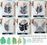Tropical Jungle Leaf Stencils (6 Designs) | 12" x 16" Large Fern Leaf Stencils Palm Leaf Stencils for Painting Floors/Walls/Tiles/Furniture/Fabric...