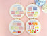 Generic 4 Sets Embroidery Kit for Beginners,Cross Stitch Kits with Simple Embroidery Patterns,Crafts Include Color Threads,2 Hoops and Tools...