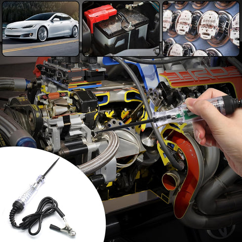 Test Light Automotive - 6V-12V-24V DC Car Circuit Tester Light - Professional Auto Voltage Continuity Test for Wire, Fuse, Socket...