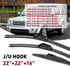 22"+22"+16" Windshield Wiper Blades Premium All-Season Silicone Wiper Blade Replacement for Land Rover LR3 2005-2009 LR4 2010-2016 and more car...