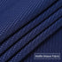 Tier Curtains,Waffle Weave Textured Tailored Short Curtains for Bathroom Waterproof Window Covering Kitchen Cafe Curtains - 30" x 45", Navy Blue, ...