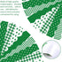 65 Feet St. Patrick's Day Bulletin Board Borders Clover Spot Stripe Plaid Rolled Border Scalloped Border 5 Styles 60 Pieces Bulletin Board Sticker...