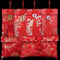 Hying 6 PCS Silk Red Envelope Chinese HongBao Card Envelopes Lucky Money Red Pockets Chinese Red Gift Card Envelopes Gift Wrap Bags with Knot/Copp...