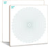 SCRIBBLEDO Circular Grid 12"x12" Large Graph Dry Erase Board Double-Sided White Board Drawing Polar Grid Lines Graphing Architectural Gridded 3D D...