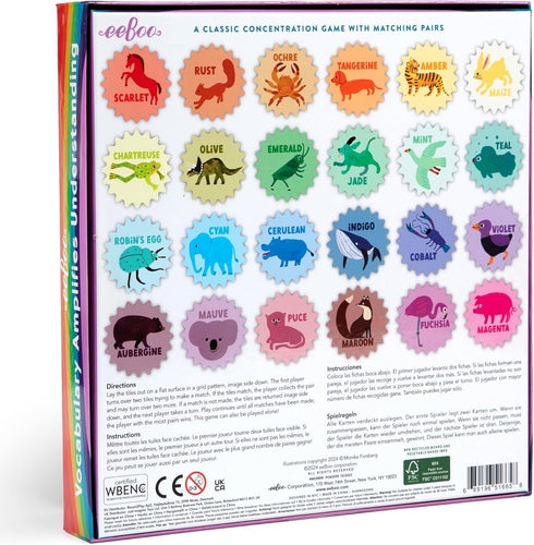 eBoo Rainbow Memory and Matching Game, 1 EA...
