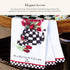 MACKENZIE-CHILDS Cotton Dish Towel, Cute Decorative Kitchen Dish Towel for Cleaning and Home Decor, Set of 1, Tulip Tea Kettle...