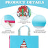 DIY 5D Diamond Painting Kits Handbag Work Bag Gnome Girl Reusable Shopping Storage Tote Bag with Handle Special Shaped Crystal Gems Art Cotton Can...