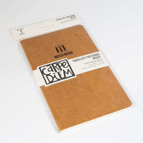 Pukka Pad, Carpe Diem Traveler’s Notebook Insert – 8.27 x 5.04in - 20 Pages, 310GSM Paper...