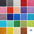 INSPIRELLE Uniform 120 Gram 12/0 (2mm) Cylinder Glass Seed Beads for Craft Jewelry Making, 24 Opaque Painted Colors...