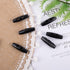 Framendino, 50 Pack 2 Hole Wood Toggle Buttons Oval Horn Wood Button for DIY Clothing Sewing Accessories Black...