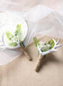 Woodland Boutonniere for Men Set - 2PC Handmade Greenary Corsage for Wedding White Antler Boutonniere for Groom Groomsmen Formal Dinner Party Cere...