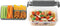 SnapLock by Progressive Bento-To-Go Container - Gray, SNL-1021GY Easy-To-Open, Leak-Proof Silicone Seal, Snap-Off Lid, Stackable, BPA FREE...