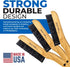 Clothes Brush Garment Brush-USA-Lint Brushes for Clothes, Lint Remover for Clothes 100% Boar Bristle Men's Wool Suit Brush, Suede, Furniture and U...