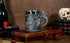 Medieval Roaring Dragon Mug - Dungeons and Dragons Beer Stein Tankard Drink Cup - 15.8oz Stainless Coffee Mug for GOT Dragon Lovers Collector Idea...