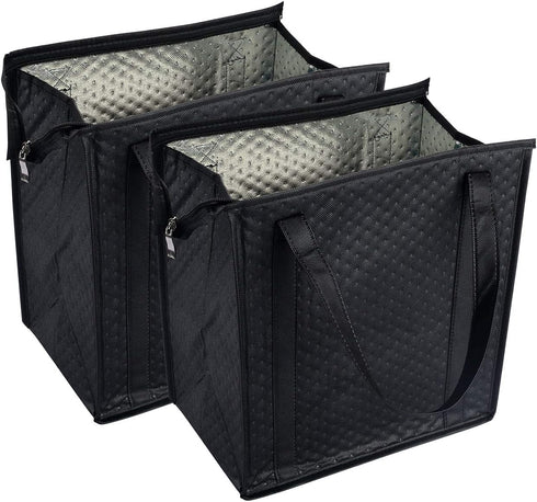 2PCS Insulated Shopping Bag,Insulated Grocery Bag,Grocery Cooler bag...