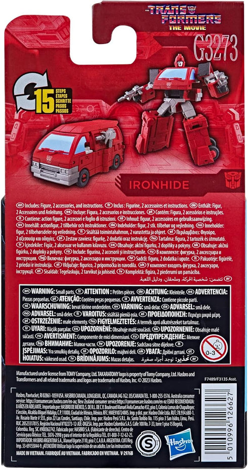 Transformers Toys Studio Series The The Movie Core Ironhide Toy,3.5-inch,Action Figures for Boys and Girls Ages 8 and Up...