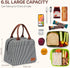Bagseri Insulated Lunch Bag Women - Lunch Bag for Women Men Reusable Lunch Box Leakproof Thermal Cooler Sack Food Handbags Case High Capacity for ...