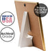 Lineco, Pack of 25, 7 Inch, White Easel Back Self Stick Double Wing, Archival Quality Acid-Free, for Picture Art Poster...
