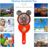 Cute Mickey Misting Mini Fan, Handheld Portable USB Rechargeable Fan with 3 Adjustable Speeds, Foldable Personal Fan For Travelling(Green&White)...