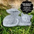 Cherish Your Feline Companion's Memory with The Angel Memorial Statue - Outdoor Garden Resin Sleeping Statue with Wings-Resin and Stone Memorial G...