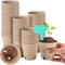 GROWNEER 50 Packs 3 Inch Peat Pots Plant Starters for Seedling with 15 Pcs Plant Labels, Biodegradable Herb Seed Starter Pots Kits, Garden Germina...