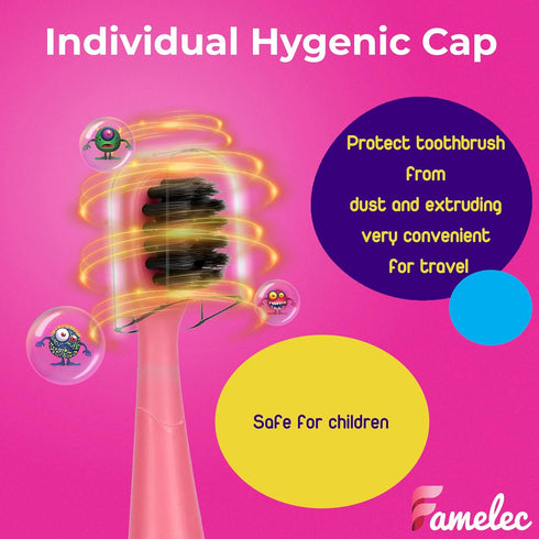 10Pcs for Burst Kids Replacement Heads, Perfect Fit for Burst Toothbrush Heads Kids, Ultra Soft Bristles for Deep Clean, Perfect for Burst Kids To...