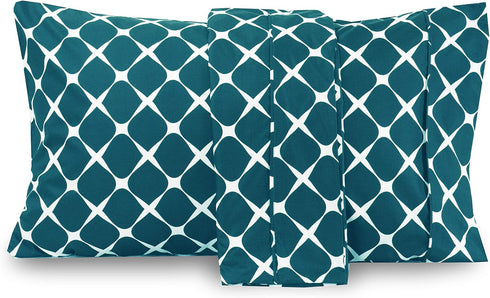 Elegant Comfort Luxury Ultra-Soft 2-Piece Pillowcase Set - 1500 Premium Hotel Quality Microfiber Double Brushed - Wrinkle Resistant, Standard/Quee...