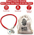 3 in 1 Evil Eye Charm Bracelet for Luck with Silver Hamsa Hand of Fatima Protection Charm on Lucky Red String - 7" Stylish Bracelet for Women, Mom...
