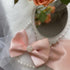 4 Inch Peach Pink Double Face Satin Ribbon Thick Wide Silk Ribbon for Grand Opening Cutting Ceremony Flower Bouquets Christmas Wedding Decorations...