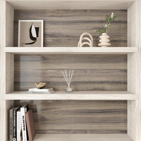 Gray Wood Peel and Stick Wallpaper Wood Grain Contact Paper for Countertops Rustic Wood Wallpaper Peel and Stick Waterproof Self Adhesive Removabl...