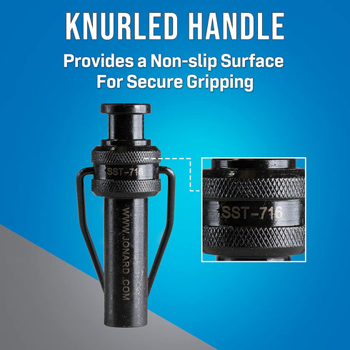Jonard SST-716 Security Shield Tool with Black Oxide Finish, For 7/16" Hex Shielded F Connectors...