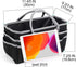 JJRING Craft and Art Organizer Tote Bag - 600D Silver Nylon Fabric Art Caddy with Pockets - for Art, Craft, Sewing, Medical, and Office Supplies S...