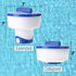 Pool Chlorine Floater, Collapsible, Chlorine Tablet Floater, Chlorine Floater 3 Inch Tablets, Floating Chlorine Dispenser for Pool, Pool Tablet Fl...